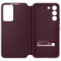 Samsung Galaxy S22+ 5G Smart Clear View Cover EF-ZS906CEEGEE - Burgundy