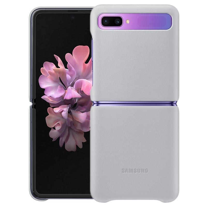 Samsung Galaxy Z Flip Leather Cover Ef Vf700lsegeu