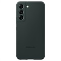 Samsung Galaxy S22 5G Silicone Cover EF-PS901TGEGWW - Forest Green