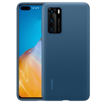 Huawei P40 Silicone Case 51993721 - Ink Blue
