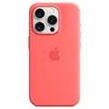 iPhone 15 Pro Max Apple Silicone Case with MagSafe MT1V3ZM/A - Guava