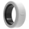 Oura Ring 5, Samsung Galaxy Ring Anti-Scratch Silicone Case - Size: 12/13 - White