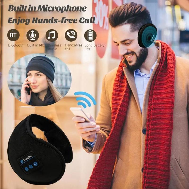 Outdoor Running Earmuff Headphone Bluetooth Headset Winter Ear Muff Ear