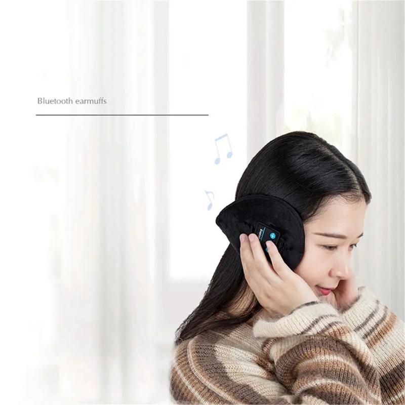 Bluetooth Ear Muffs - Bluetooth 5.0 Headphones Earmuffs Running Ear Warmers  Earmuffs for Women Winter Music Earmuffs Outdoor Christmas Stocking