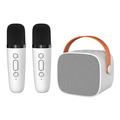 P2 Kids Karaoke Bluetooth Speaker with 2 Microphones