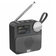 P2D Portable DAB+ Radio with Bluetooth 5.0 - 1.47" - Black