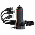 PD 30W Fast Car Charger with 100W Super Fast Charging Cable Multi-Function Cigarette Lighter 230W Car Charger Adapter
