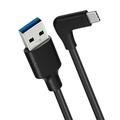 PQ102 High Speed USB-C PC VR Link Cable for Meta Quest 2/3/3S - 1.5m/10Gbps - Black
