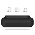PUP-0373-V2 Mini Power Bank with Magnetic Connectors - 3200mAh - Black
