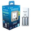 Panasonic Eneloop BQ-CC50 Battery Charger w/ 2x AA Rechargeable Batteries 2000mAh