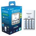 Panasonic Eneloop BQ-CC51 Battery Charger w/ 4x AA Rechargeable Batteries 2000mAh