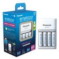 Panasonic Eneloop BQ-CC55 SmartPlus Battery Charger w. 4x AA Rechargeable Batteries 2000mAh