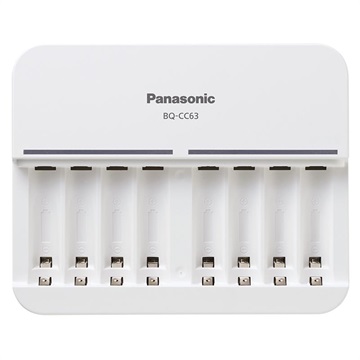 Panasonic Eneloop 8 x AA/AAA Battery Charger BQ-CC63 - White