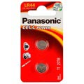 Panasonic LR44 Micro Alkaline Button Cell Battery - 2 Pcs.
