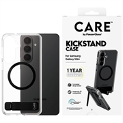 Samsung Galaxy S26+ PanzerGlass Care Kickstand Case - MagSafe Compatible - Clear / Black
