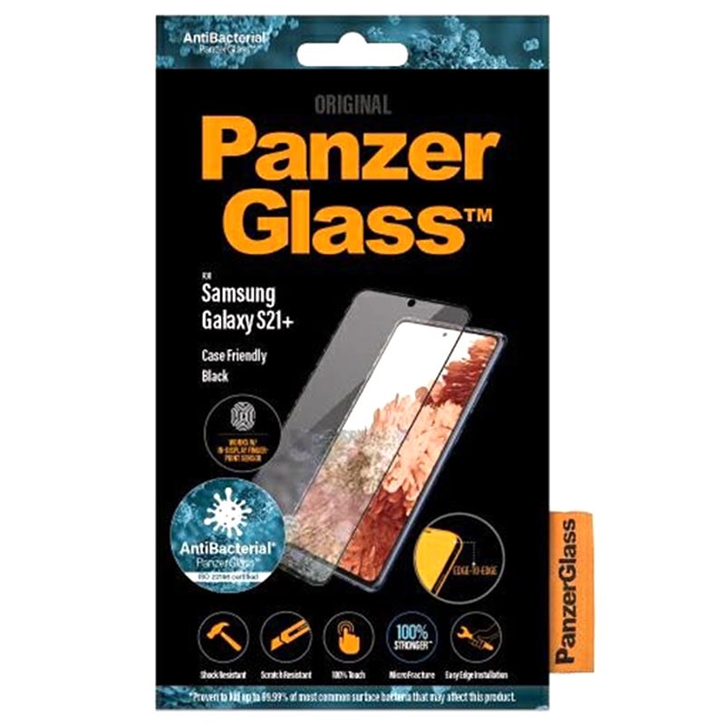 Panzerglass Cf Antibacterial Samsung Galaxy S21 5g Screen Protector Black Panzerglass Cf Antibacterial Samsung Galaxy S21 5g Screen Protector Black