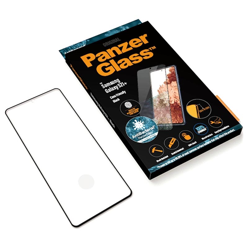 Panzerglass Cf Antibacterial Samsung Galaxy S21 5g Screen Protector Black Panzerglass Cf Antibacterial Samsung Galaxy S21 5g Screen Protector Black