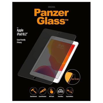 PanzerGlass Case Friendly Privacy iPad 10.2 2019/2020 Tempered Glass Screen Protector
