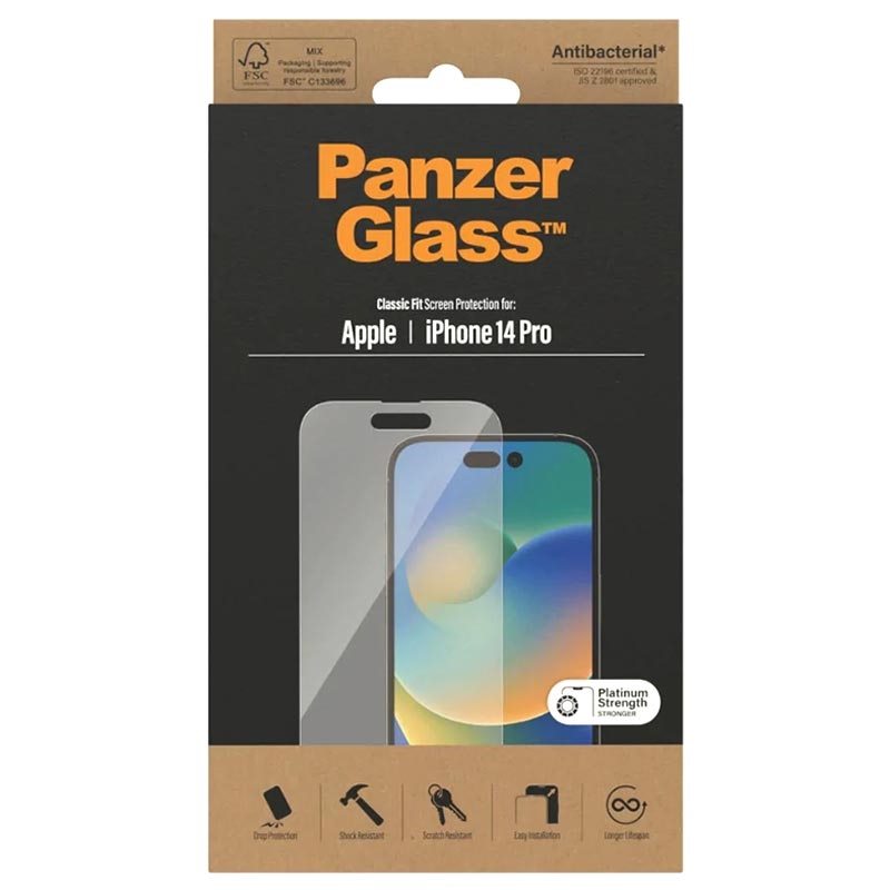 Protection d'écran PanzerGlass™ iPhone 14 Pro