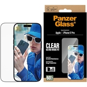iPhone 17 Pro PanzerGlass Ultra-Wide Fit EasyAligner Screen Protector - 9H - Transparent