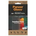 PanzerGlass Ultra-Wide Fit Privacy iPhone 13/13 Pro/14 Screen Protector - 9H - Black