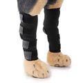 Pet Knee Wrap / Dog Hind Leg Hock Joint Support for Injury Recovery - L - Black