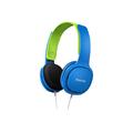 Philips SHK2000BL On-Ear Headset for Children with Sound Limiters - Blue / Green