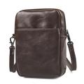 Phone Waist Bag - Removable Shoulder Strap/Compact Crossbody Pouch - Coffee