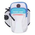 Pictet.Fino PF105 Dual Pocket Sports Armband for Phones up to 7" - Blue