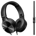 Pioneer SE-MJ722T-B Foldable Over-ear Headset - 3.5mm