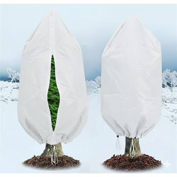 Plant Frost Protection Cover with Breathable Design - 80x100cm - White