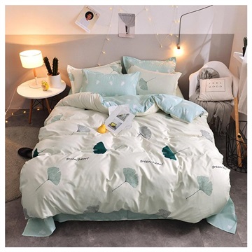 Plant Series Bedding Set - 2m - 4 Pcs. - Ginkgo Leaf