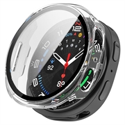 Samsung Galaxy Watch9 Plastic Case with Screen Protector - 44mm - Clear