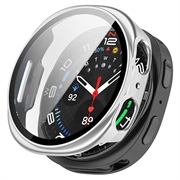 Samsung Galaxy Watch9 Plastic Case with Screen Protector - 44mm - Matte Silver
