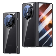Honor Magic V6 Plastic Case with Outer Tempered Glass Screen Protector