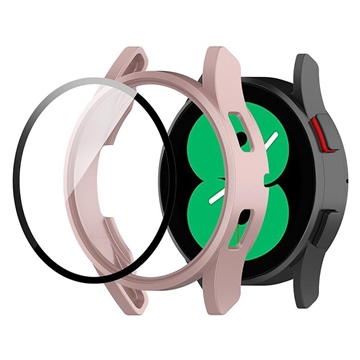 Samsung Galaxy Watch FE Plastic Case with Screen Protector - 40mm - Rose Gold