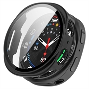 Samsung Galaxy Watch9 Plastic Case with Screen Protector - 40mm - Black