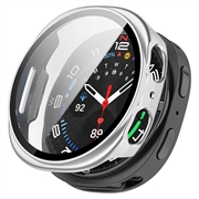 Samsung Galaxy Watch9 Plastic Case with Screen Protector - 40mm - Matte Silver