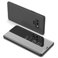 Luxury Series Mirror View Samsung Galaxy Note9 Flip Case - Black