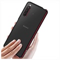 Polar Lights Style Sony Xperia 10 IV Metal Bumper - Black / Red