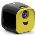 Portable HD Mini Projector L1 - 1080p - Black / Yellow