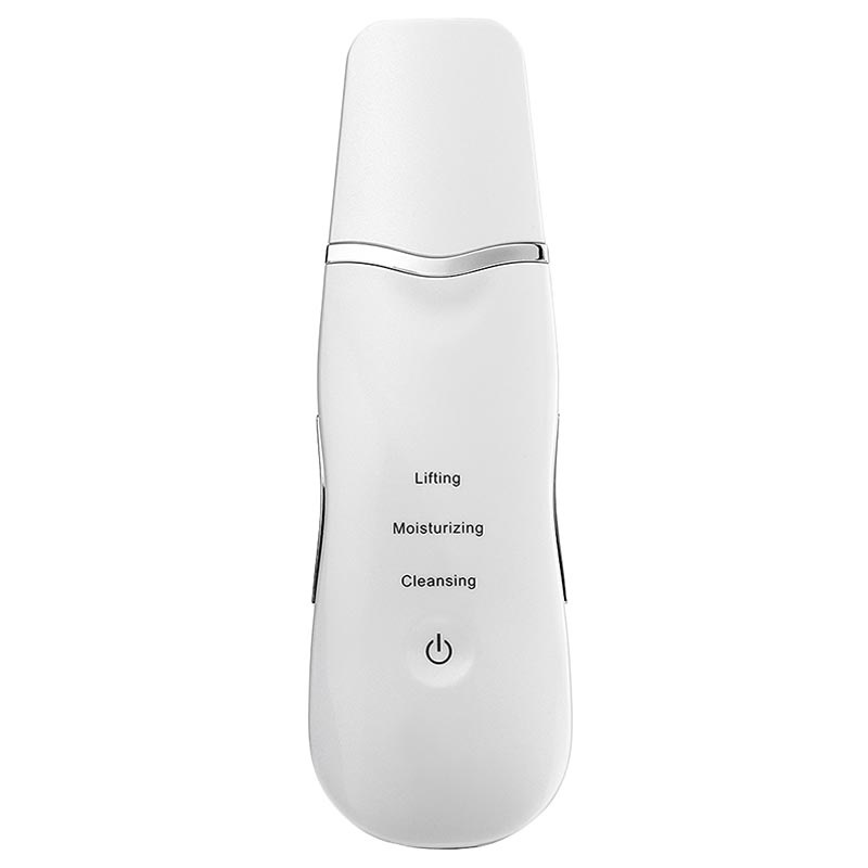 Portable Ultrasonic Skin Scrubber Facial Cleaner Fc003 White