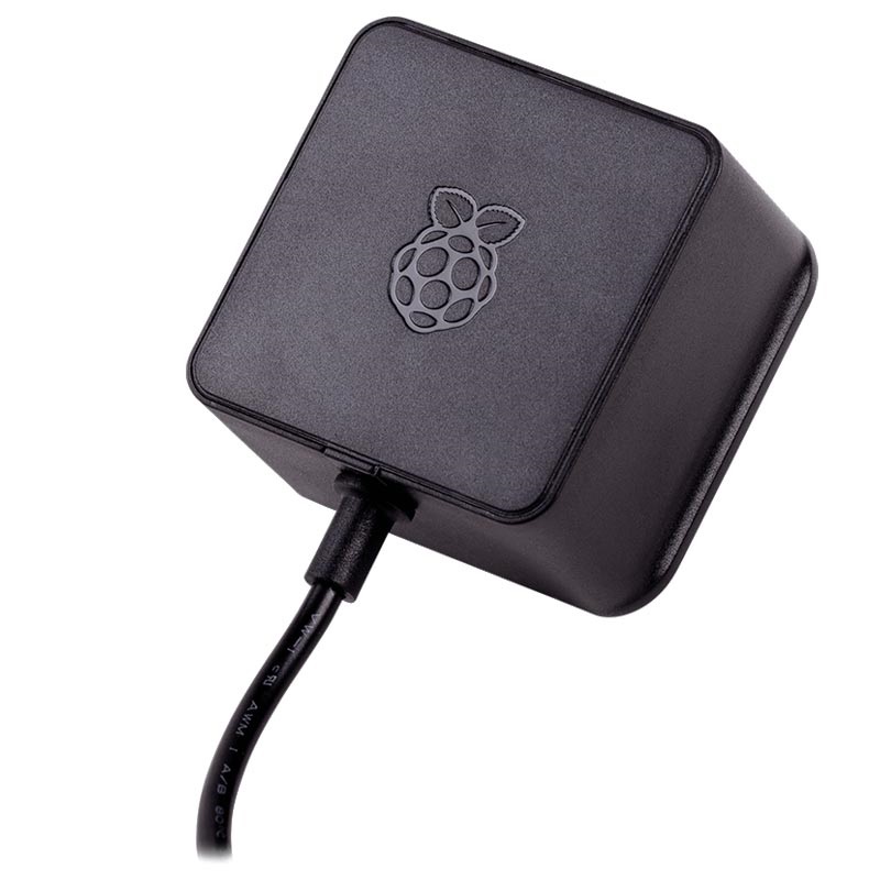 Raspberry Pi 4 Model B Power Supply 15.3W EU Plug 1.5m Black