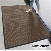 Premium Rubber Doormat 60x120cm - Non-slip - Beige / Brown