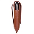 Premium Universal Horizontal Holster Leather Case - 6.1" - Brown