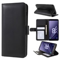 Samsung Galaxy A8 (2018) Premium Wallet Case with Stand - Black