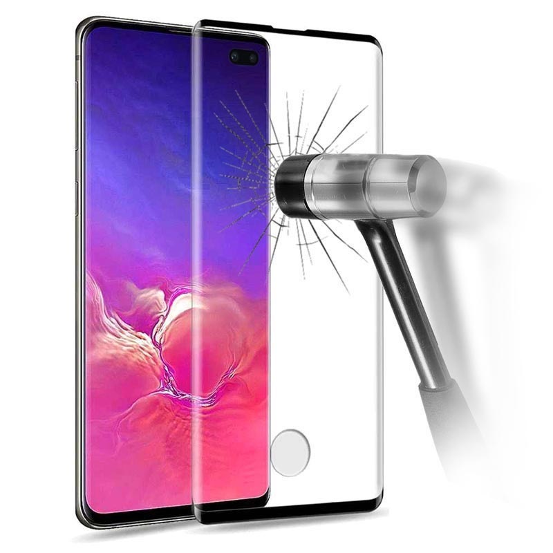 ［1+2 Camera Protector］Galaxy S10 Screen Protector 3D Full Coverage/Anti-Spy /9H Hardness/No Bubbles/Privacy Tempered Glass Screen Protector 6.1 for Samsung Galaxy S10 