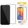Prio 3D iPhone 13 Pro Max Tempered Glass Screen Protector - 9H - Black