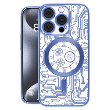 iPhone 16 Pro Max Prio Elegant Mag Case w. Camera Lens Protector - Blue