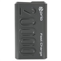 Prio Fast Charge Power Bank - 2xUSB-A, USB-C - 20000mAh - Black
